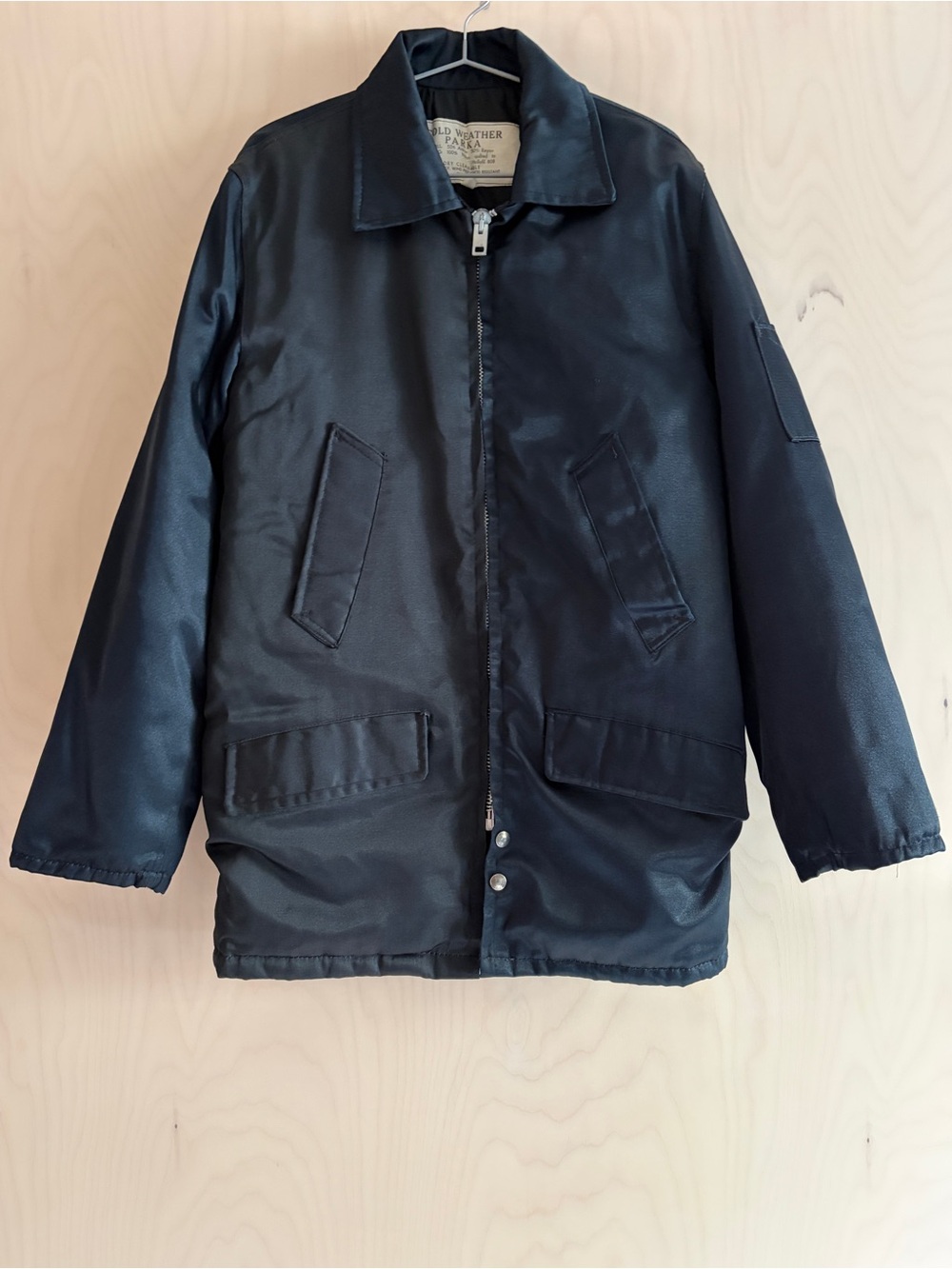 Men's Black Weather-Resistant Jacket